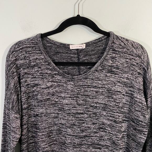 Rag & Bone Jeans Women's Spaced Grey Knit Long Sleeve Top Size XS - Picture 8 of 8